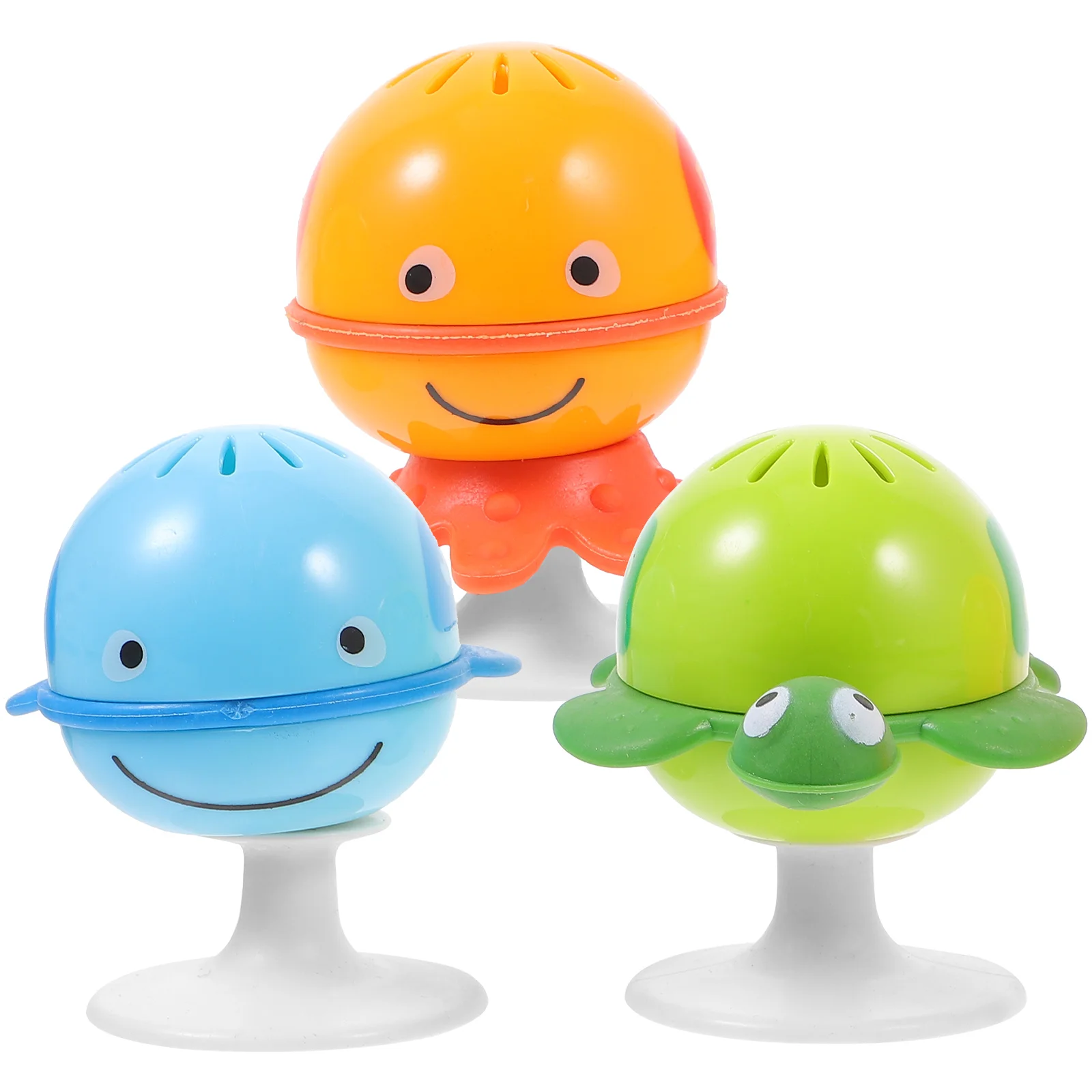 

Baby Feeding Rattles Ocean Series Plaything Rattle Toys with Suction Cups Children Rattle Table Toy Twisting Baby Rattle