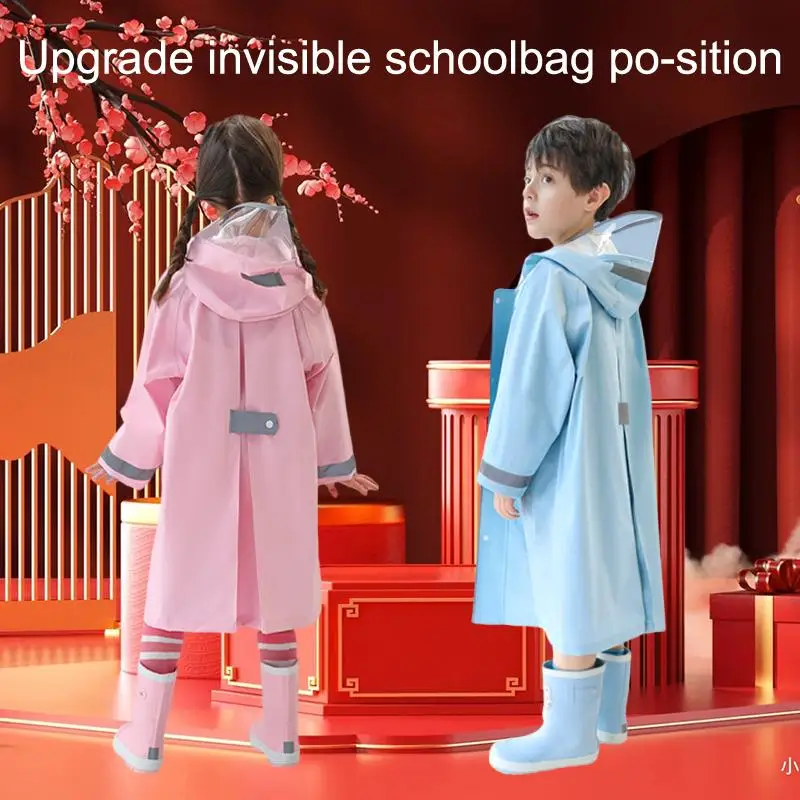 

Boys Raincoats Kindergarten Raincoats Women Raincoats Children Middle School Backpacks Children Protective Raincoats