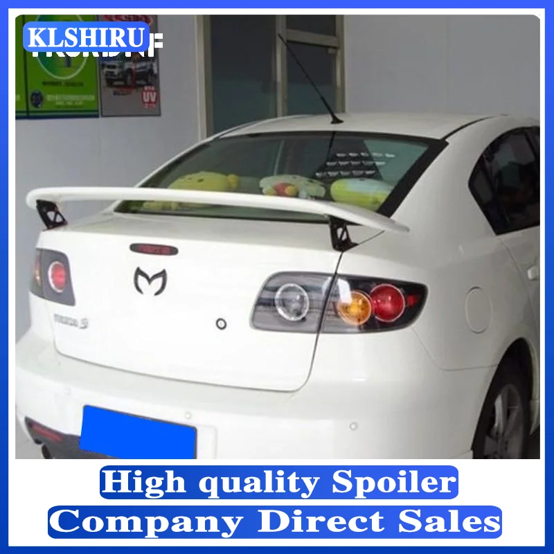 

Спойлер для mazda 3 2006-2013, спойлер для mazda 3, высококачественный спойлер из АБС-материала для автомобильного заднего крыла, грунтовка цвета для mazda 3