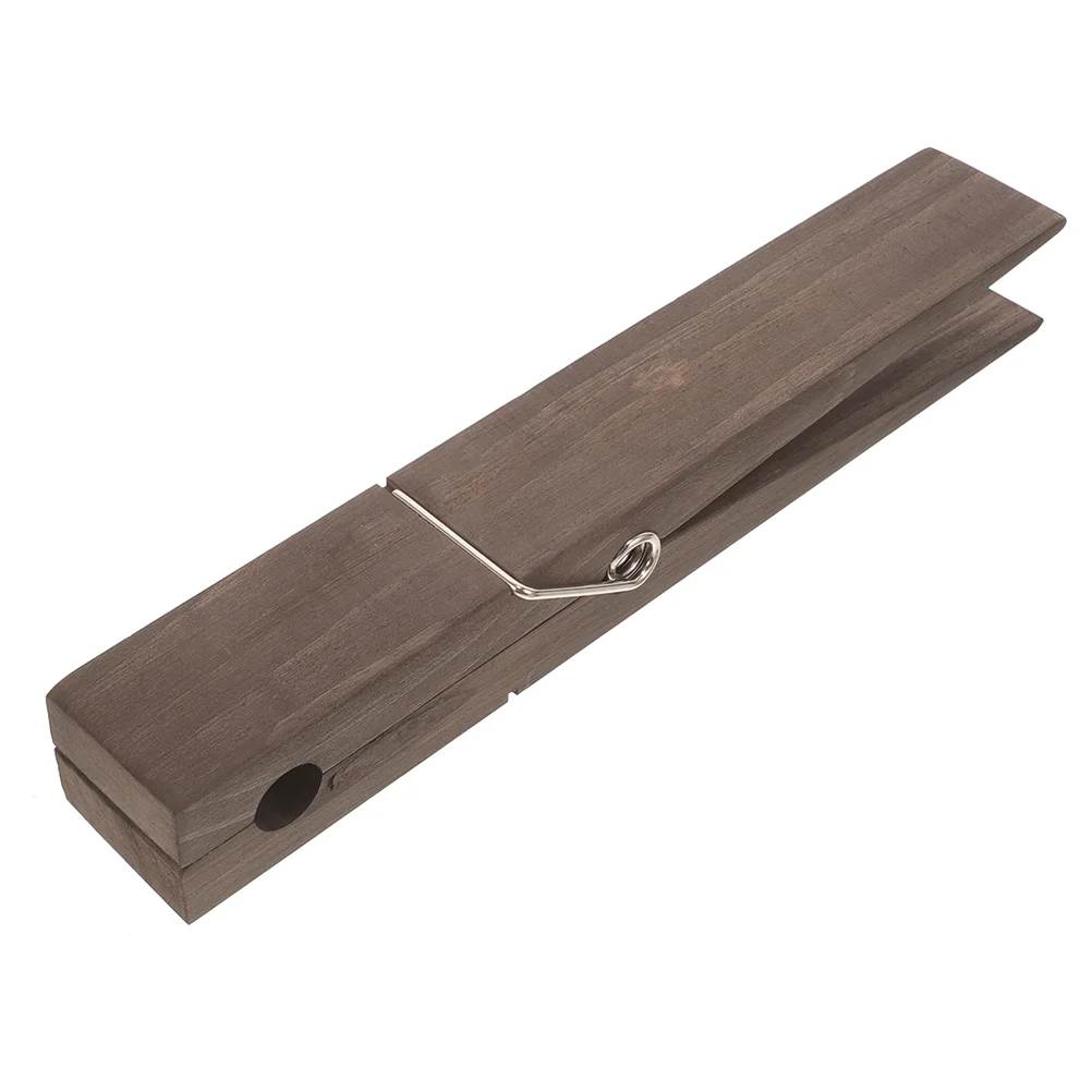 

Bathroom Towel Rack Holder Jumbo Clothespin Large Wooden Farmhouse Pins Heavy Duty
