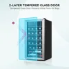 Inch Compressor Wine Cooler, 28 Bottle Wine Refrigerator with Stainless Steel Tempered Glass Door for Red, White or Champagne 3