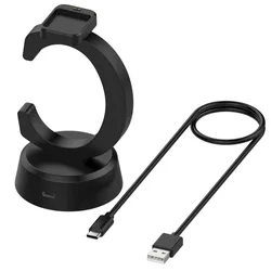 Enhanced Charging Dock Stand for Smartwatch with Magnetic Charger Adapter (Dock with Cable)