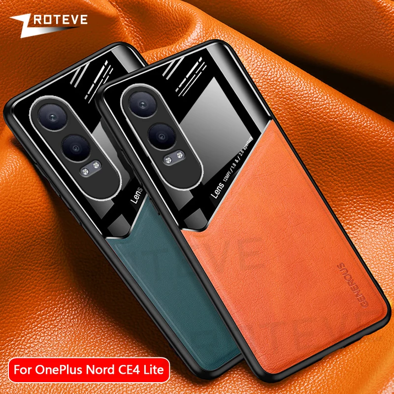Premium PU Leather Magnetic Shockproof Phone Case – Black