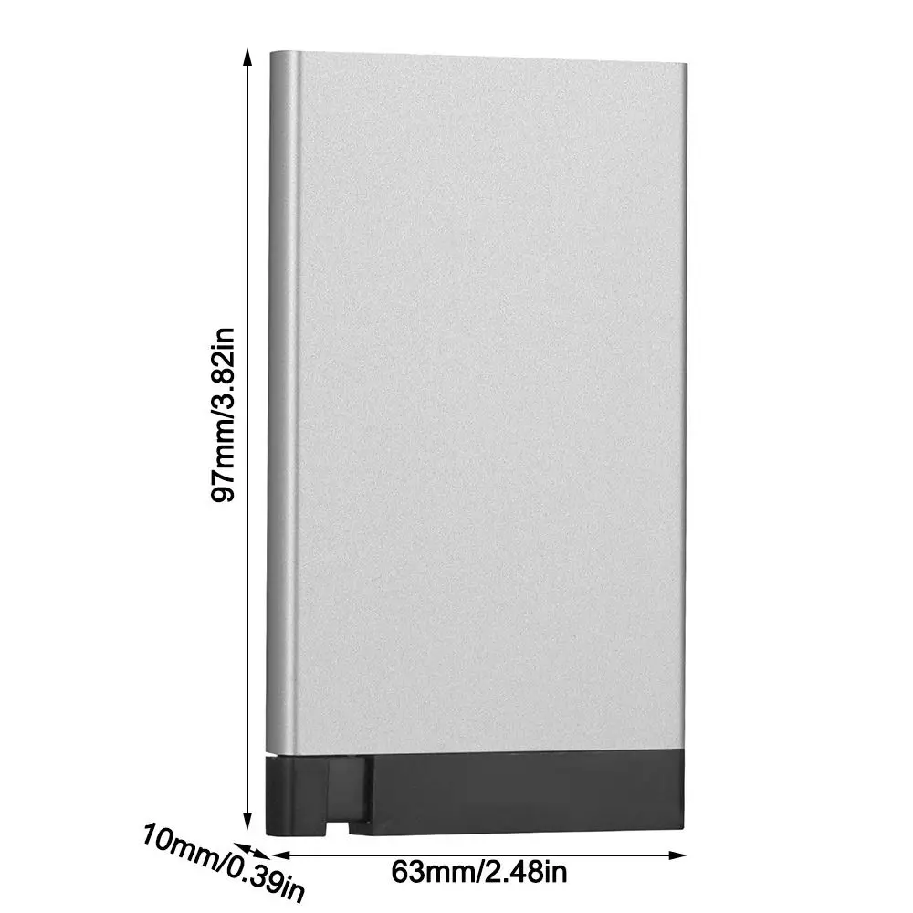 Aluminum Alloy Credit Card Holder Automatic Pop Up RFID Card Case Anti-theft Wallet Anti-magnetic ID Protector Purse