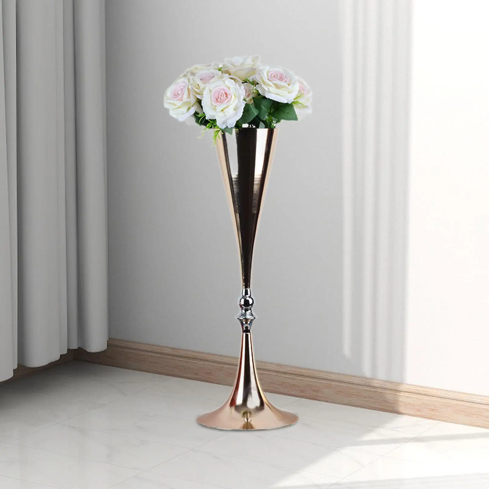 Flower Trumpet Vase Centerpieces Vase Decorative Party Dinner Table Modern Anniversary Desktop Decoration Decorative Vase