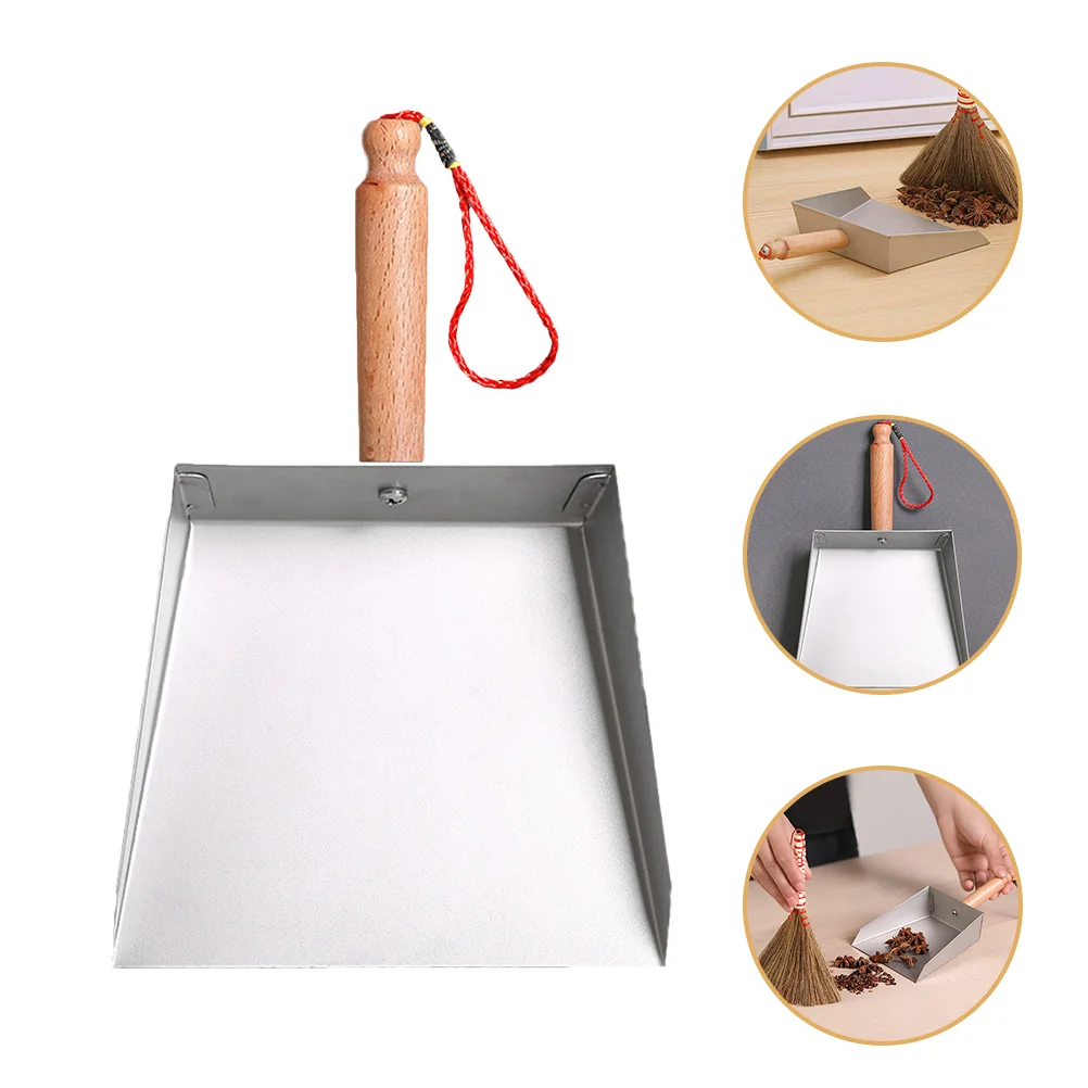 

Small Household Dustpan Cleaning Shovel Stainless Steel Home Handheld Short Countertop Table Supplies Portable Mini Dustpan