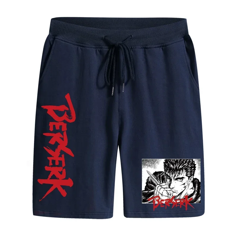 Summer Men's Casual Shorts, Anime Print, Fashionable Sports Drawstring, Comfortable Shorts 2