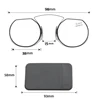 Mobile Partner New Style Mini Nose Clip Reading Glasses with card holder 4