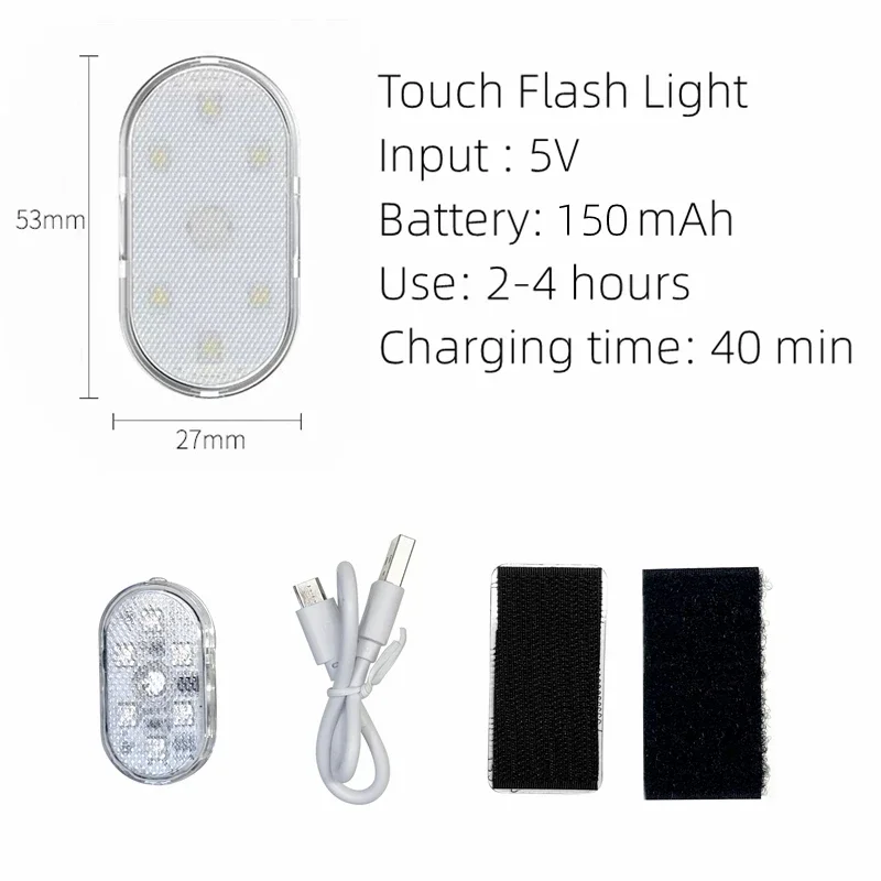 Skateboard Lights Longboard Fluorescent LED Flash Night Glowing USB Rechargable Scooter Board Underglow Lamp Decors 2/4PCS