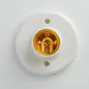 E27 Screw Cap Socket White Ceiling Light Lamp Bulb Fixing Base Stand Light Bulb Holder Lamp Socket For Home 6a 5