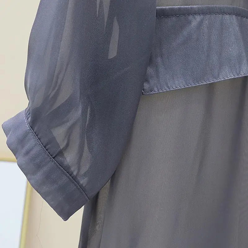 Korean Summer Women's 2024 New Patchwork Thin Square Collar Button Pocket Fashion Solid Color Loose Casual Short Sleeve Shirts