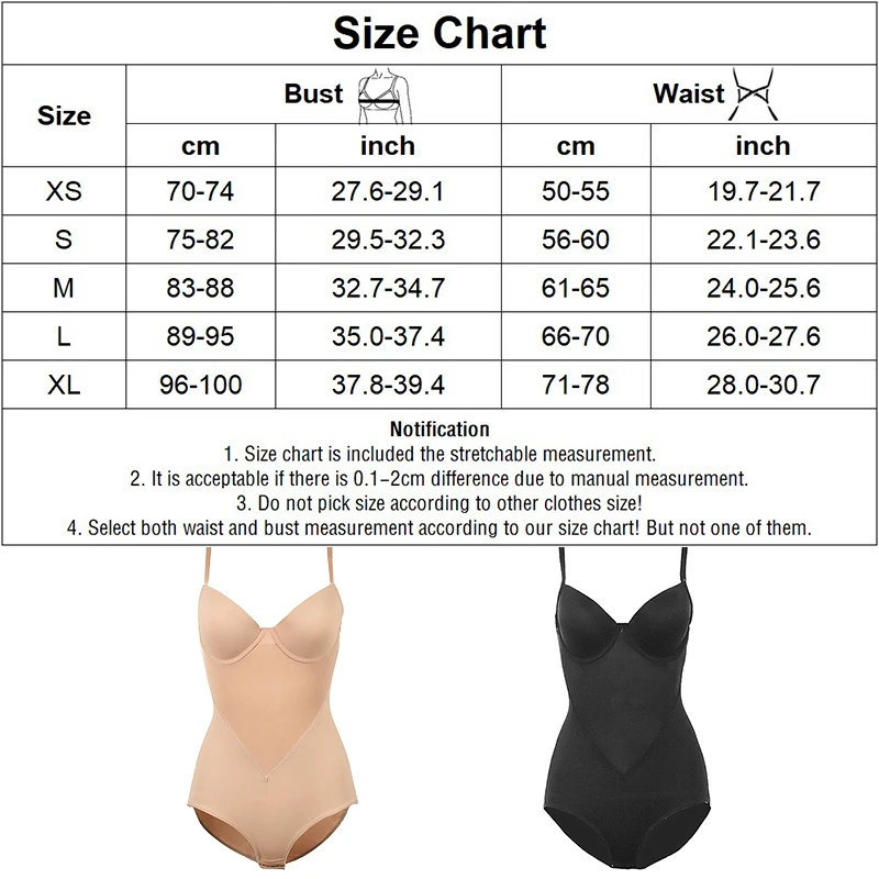 Body Shapewear Women's Binders and Shapers Mesh Bodysuit