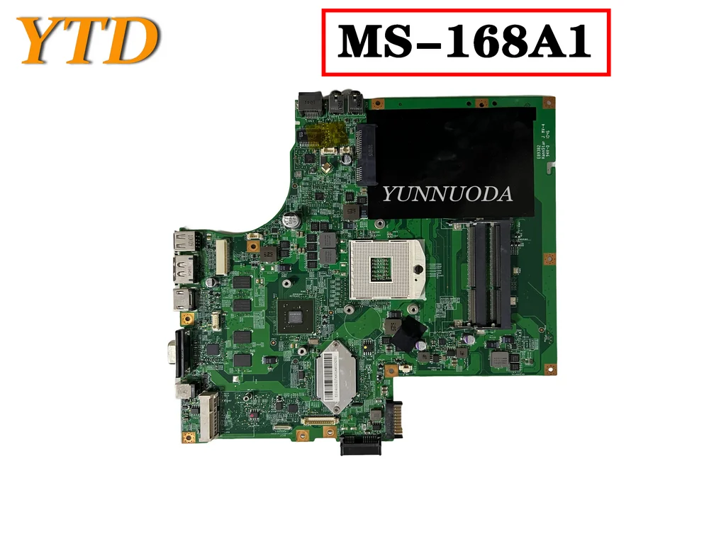 

Original For MIS MS-168A1 Laptop Motherboard MS-168A1 VER 1.0 Tested Good Free Shipping