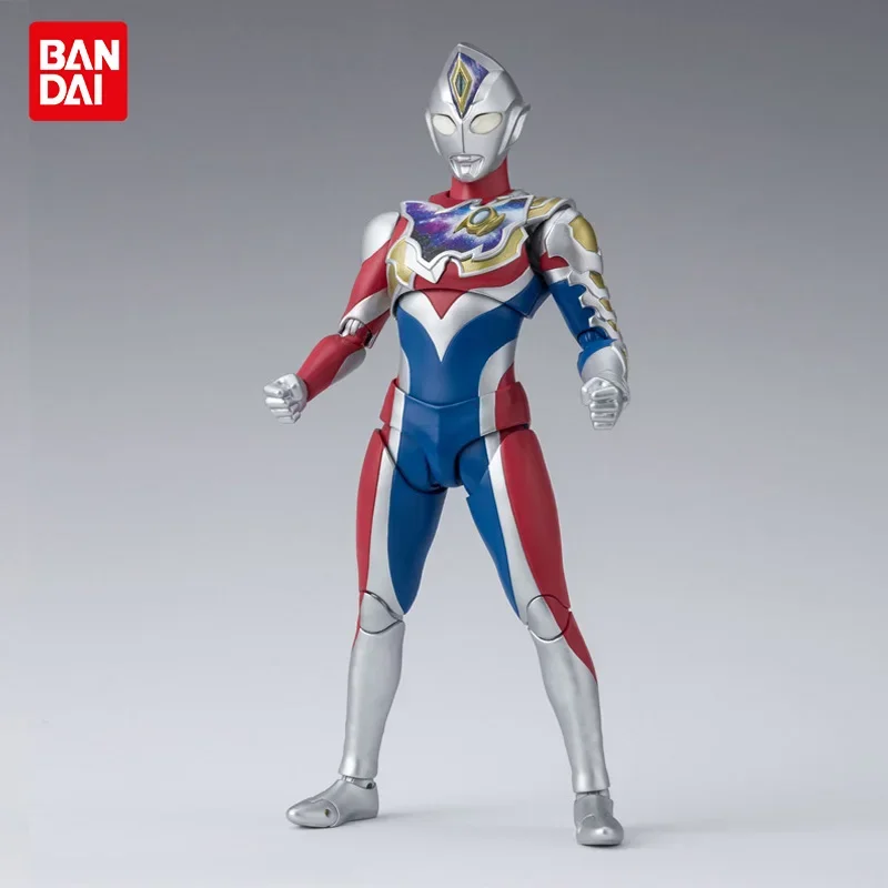 thumbnail image 1 of Bandai Shf Ultraman True Bone Carving Tiga Ultimate Shine Terry Zeta Jedd De Cayman Figure Model Toy Collectible Kids Boys Gifts, 1 of 5