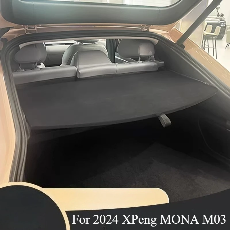 2024 XPeng MONA M03 트렁크 카고 파티션 햇빛 가리개 인테리어 업그레..