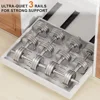 Expandable Pull Out Cabinet Organizer with Depth(16"-22") and Width(12 "-20"), Adhesive Slide out Drawers for Pots, Spice 5