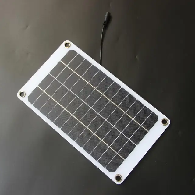 Solar Panel 5W 12V Micro Solar Board Portable Fast Charger Polysilicon DIY Solar Cells System Mini Outdoor Battery Charger 6