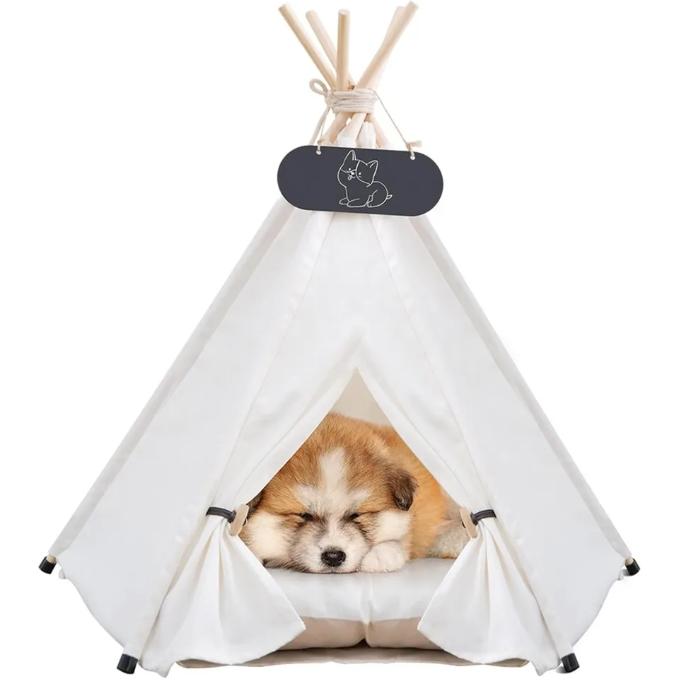 Cozy Pet Teepee Tent for Dogs and Cats