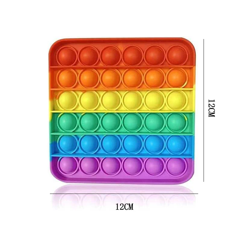 Fidget Push Bubble Silicone Sensory Toy For Stress And Anxiety_voghion.com