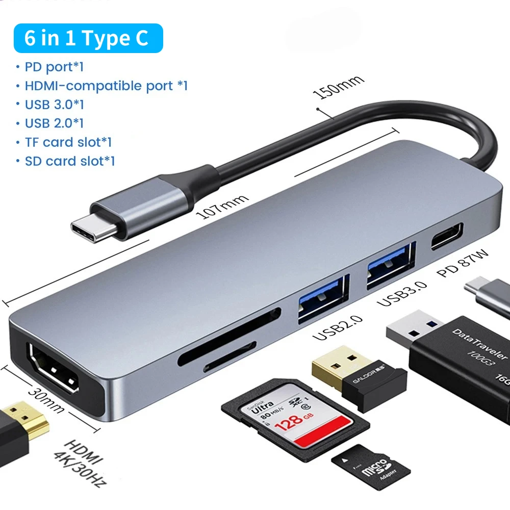 6 in 1 Type C