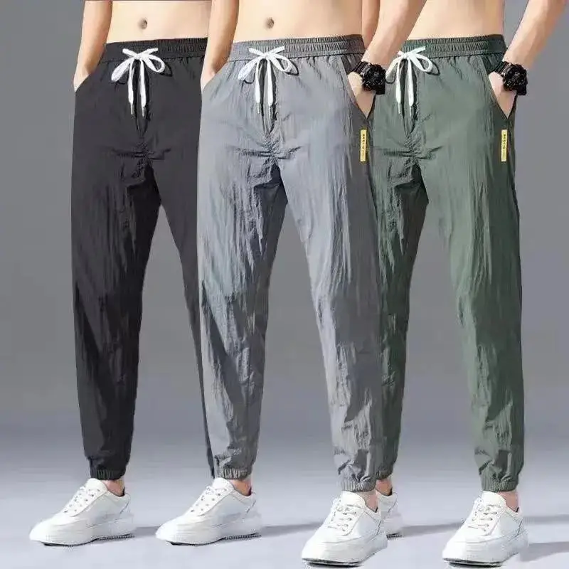 2022 Summer New Men's Thin Pants Slim 