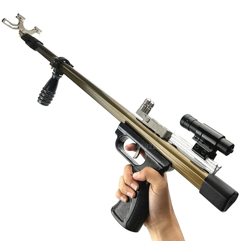 Chasse Fronde Laser Professionnelle Avec Visée - Catapulte De Chasse Et