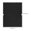 Replace Filter H for Winix 5500-2 Air Purifier,HEPA Filter & Activated Carbon Filter Combo Pack Compare to Part 116130 2