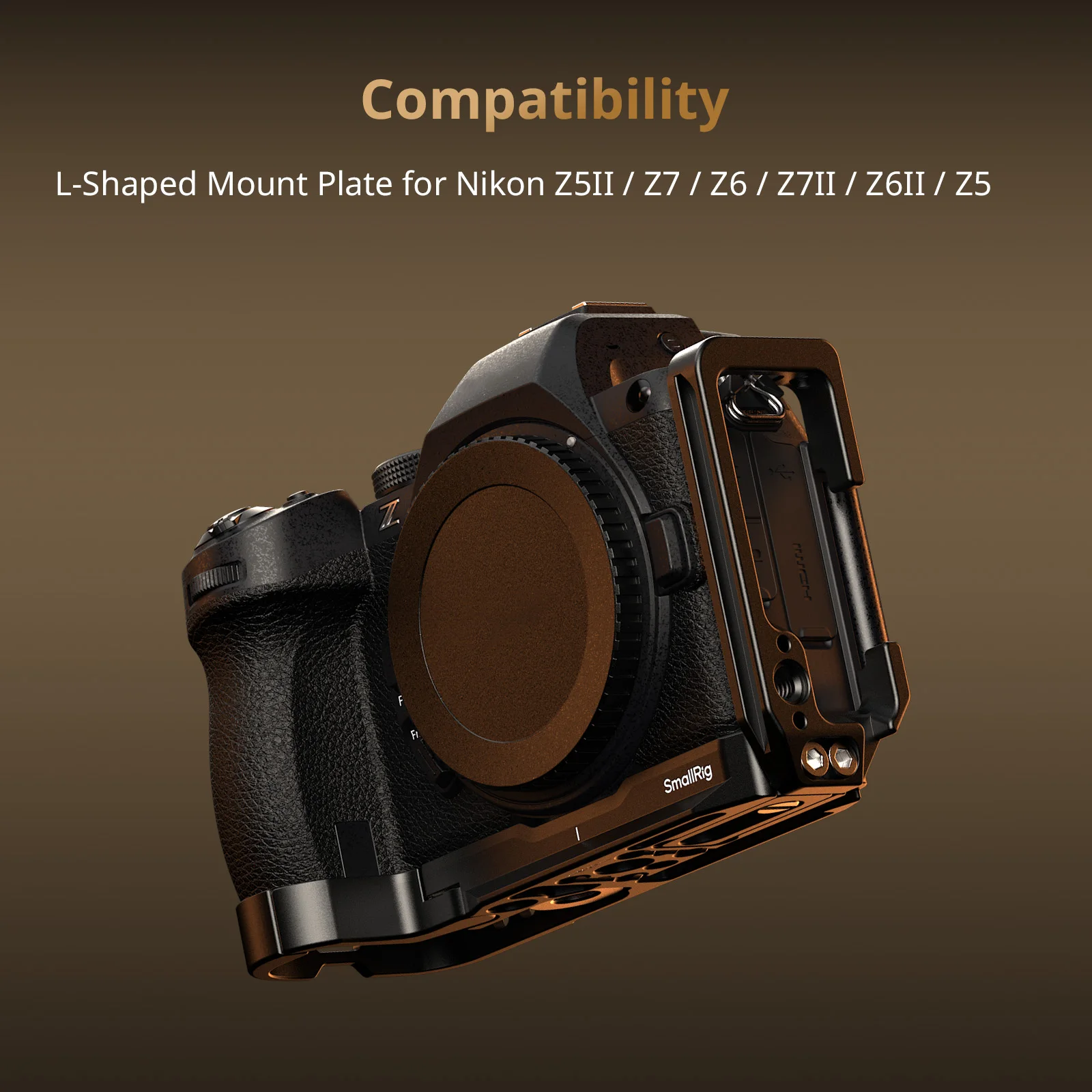 SmallRig Z5II / Z6II / Z7II L 型マウントプレート Nikon Z5、Z5II