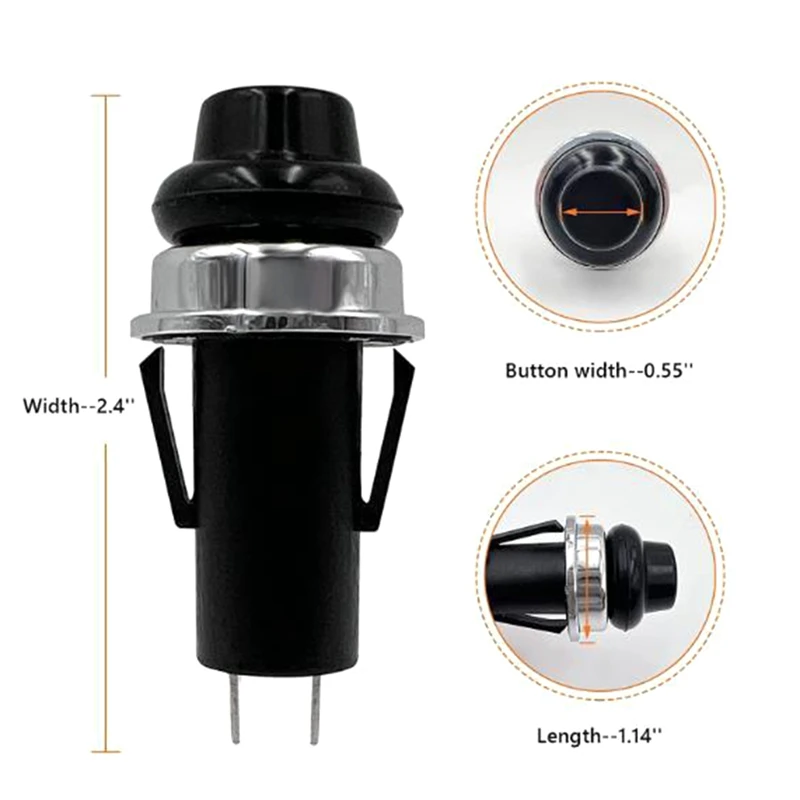 2X 66220 Igniter Button/Switch Compatible With Spirit E/S-210 220 310 315 320 330 Grills, 7642 7643 Partial Replacement