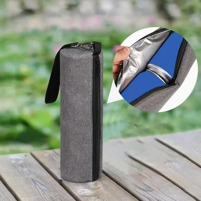 Beer Drink Accessories Sling Cooler Long Tube Shape Camping Beer Sleeve Leakproof Beverage Preserver Golf Club Bag Accessories