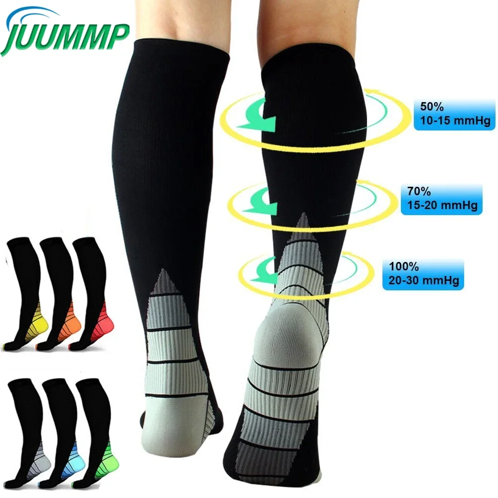 

1Pair Compression Socks (20-30mmHg) for Men & Women – Best Compression Socks for All Day Wear, Better Blood Flow, Swelling