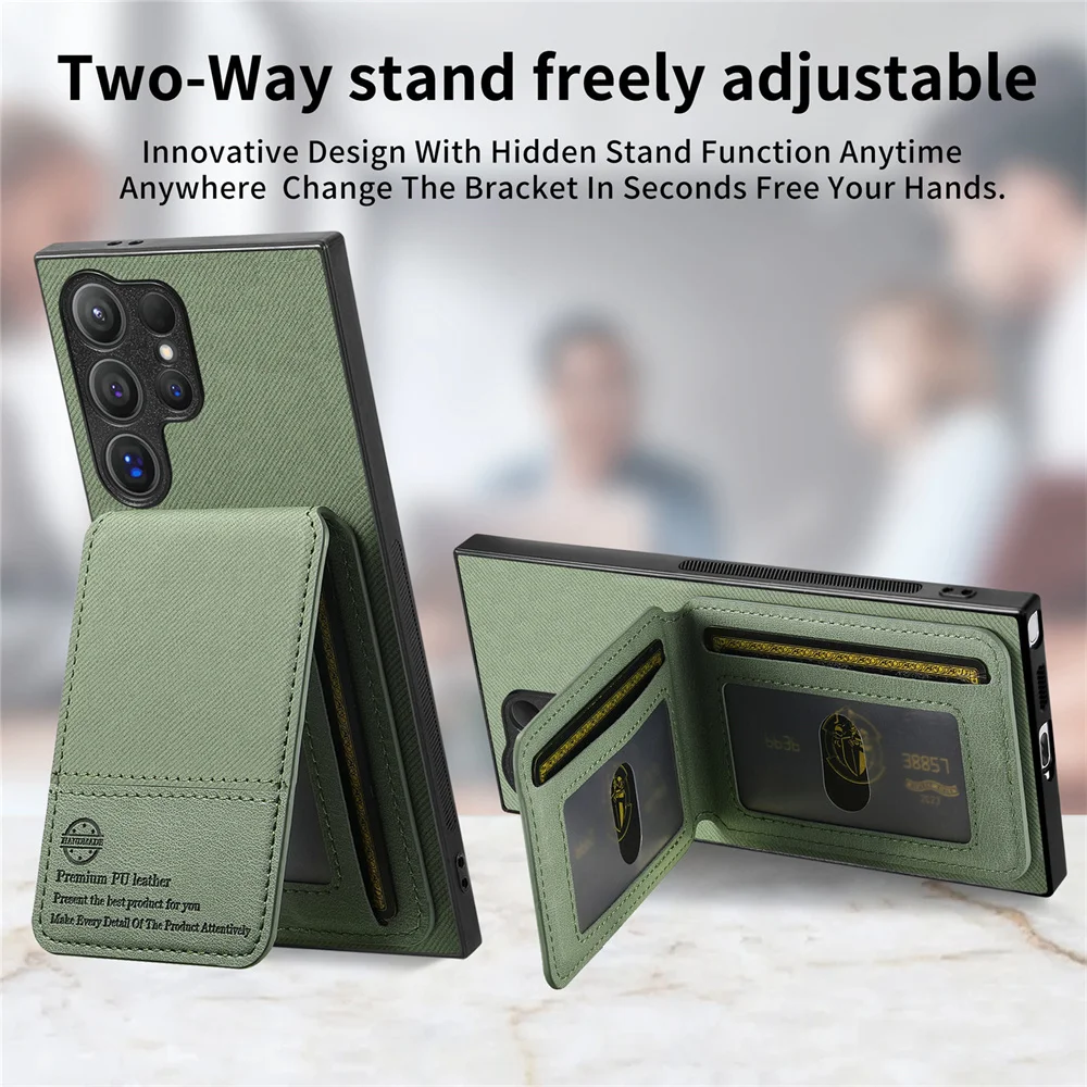 RFID-Blocking Wallet and Card Holder Phone Case
