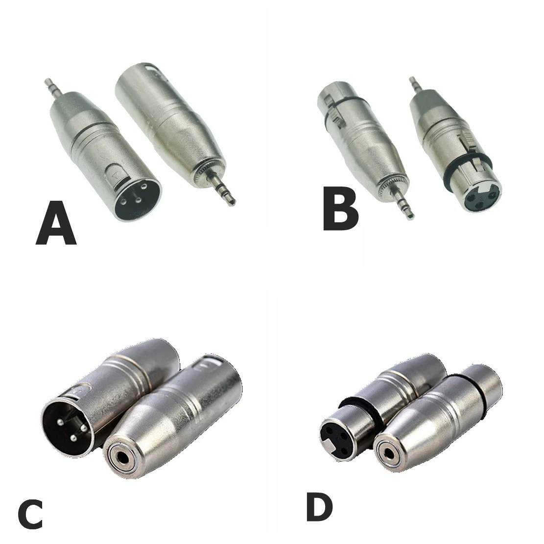 1 Xlr 3-pins Mannelijke Aansluiting - Naar 2x 6,35 Mm Ts Mannelijke Monostekker Microfoon Audiokabel Lian