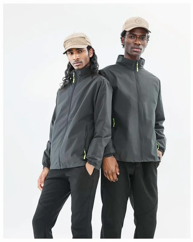 Outdoor Customized Cycling Jacket, Windproof and Rainproof Jacket, Customized Picture and Letters, Same Style for Men Women