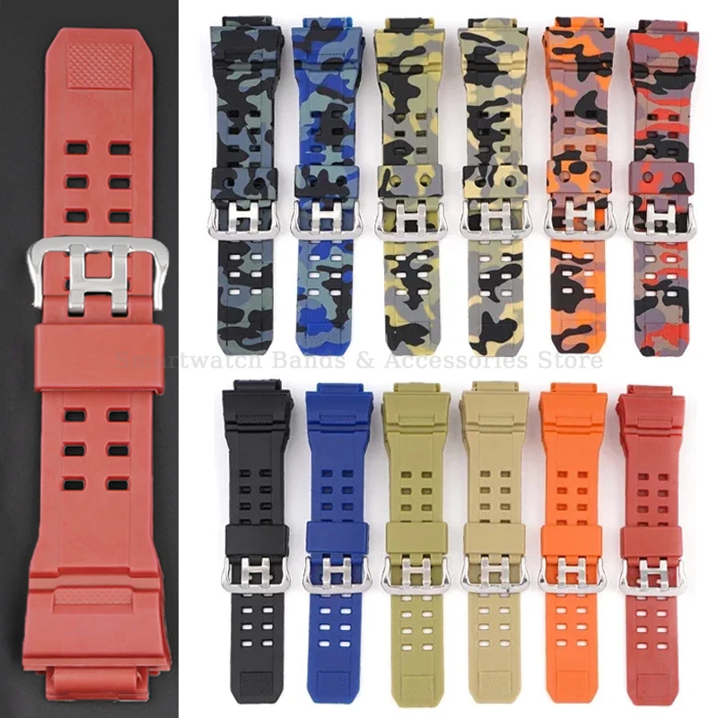 Cinturino In Gomma Per Casio Gw-9400 Gw-9300 Cinturino In Resina Cinturino Impermeabile Cinturino Mimetico Uomo Donna Accessori Per Orologi