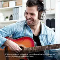 Oneodio Pro 30 Professional Studio DJ Headphones With Microphone Over Ear Wired Earphones HiFi Monitors Foldable Gaming Headset 2
