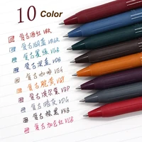 ZEBRA Sarasa Gel Ink Pen 0.5mm Vintage Colors Retractable Ballpoint Pens Quick Drying For Journaling Drawing Doodling Notetaking 1