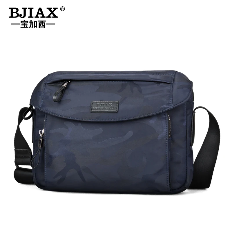 

BJIAX New Large Capacity Men Bag Shoulder Bag Crossbody Bag A4 Canvas Oxford Cloth Horizontal Sports Backpack