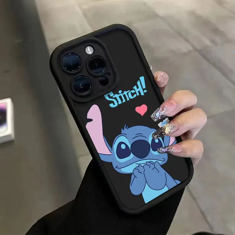 Stitch Happy Cute Phone Case For iPhone 2