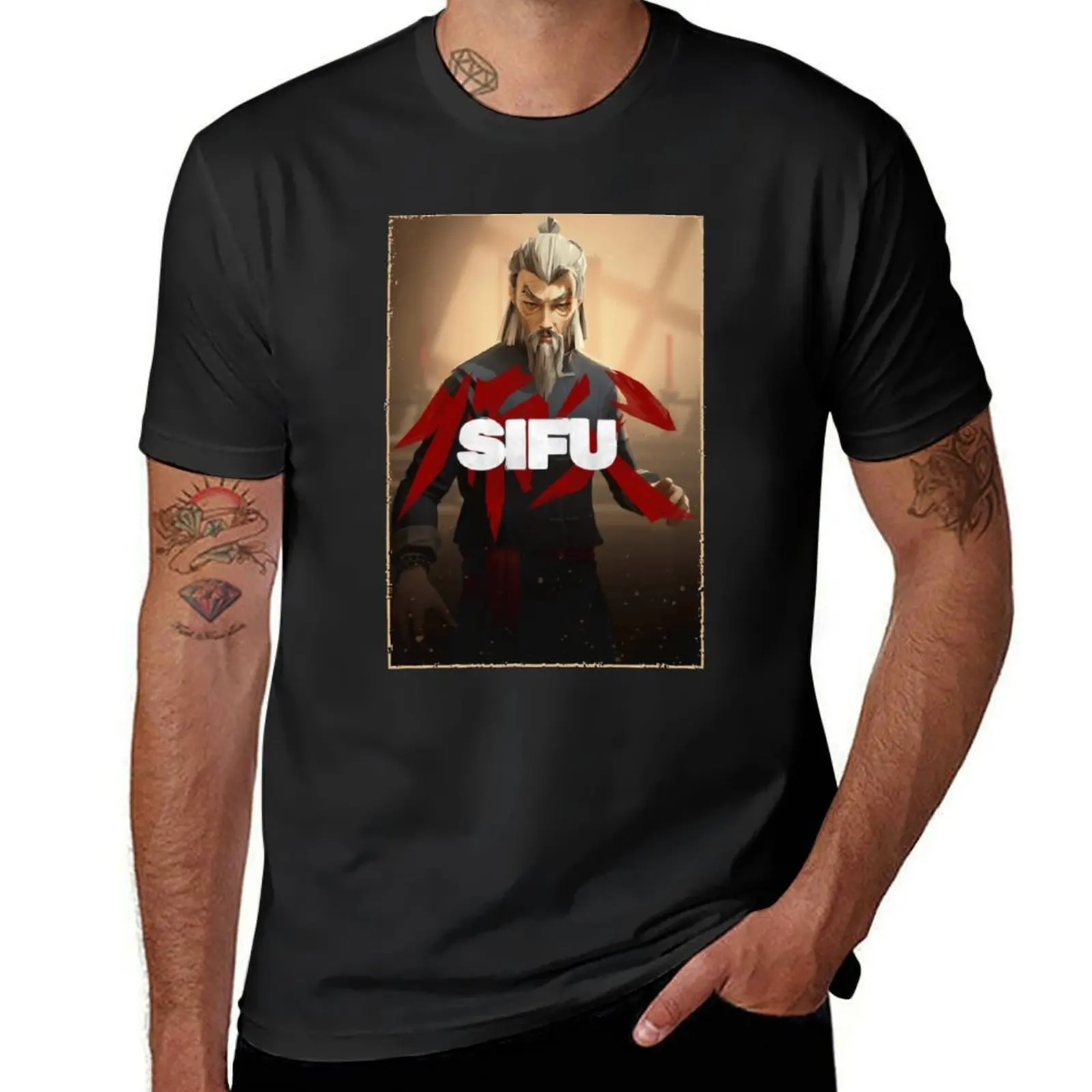 

Sifu T-Shirt shirts graphic tees summer top heavyweight t shirts for men