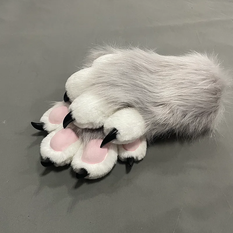 Cosplay Costumes Gloves Furry PAWS Custom Long Kigurumi Fursuit Pair Cartoon