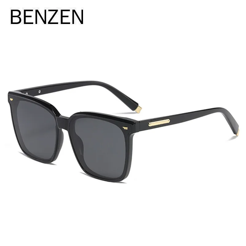 

BENZEN Vintage Polarized Women Sunglasses New Oversized Korean Luxury Square Driving Sun Glasses Men Unisex Shades UV400 6799