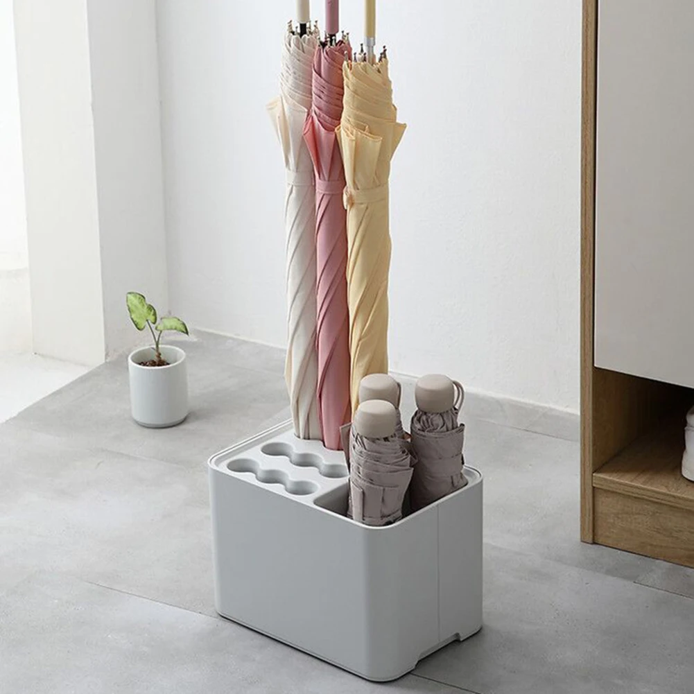 Umbrella Holder Umbrella Storage Rack Household Umbrella Stand Shelf Umbrella Holder Storage Shelf Rack Organizer for Office Home Water Draining