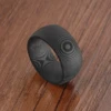 11mm Width Men's Domed 100% Carbon Fiber Wedding Ring with Tree Rings Pattern 3