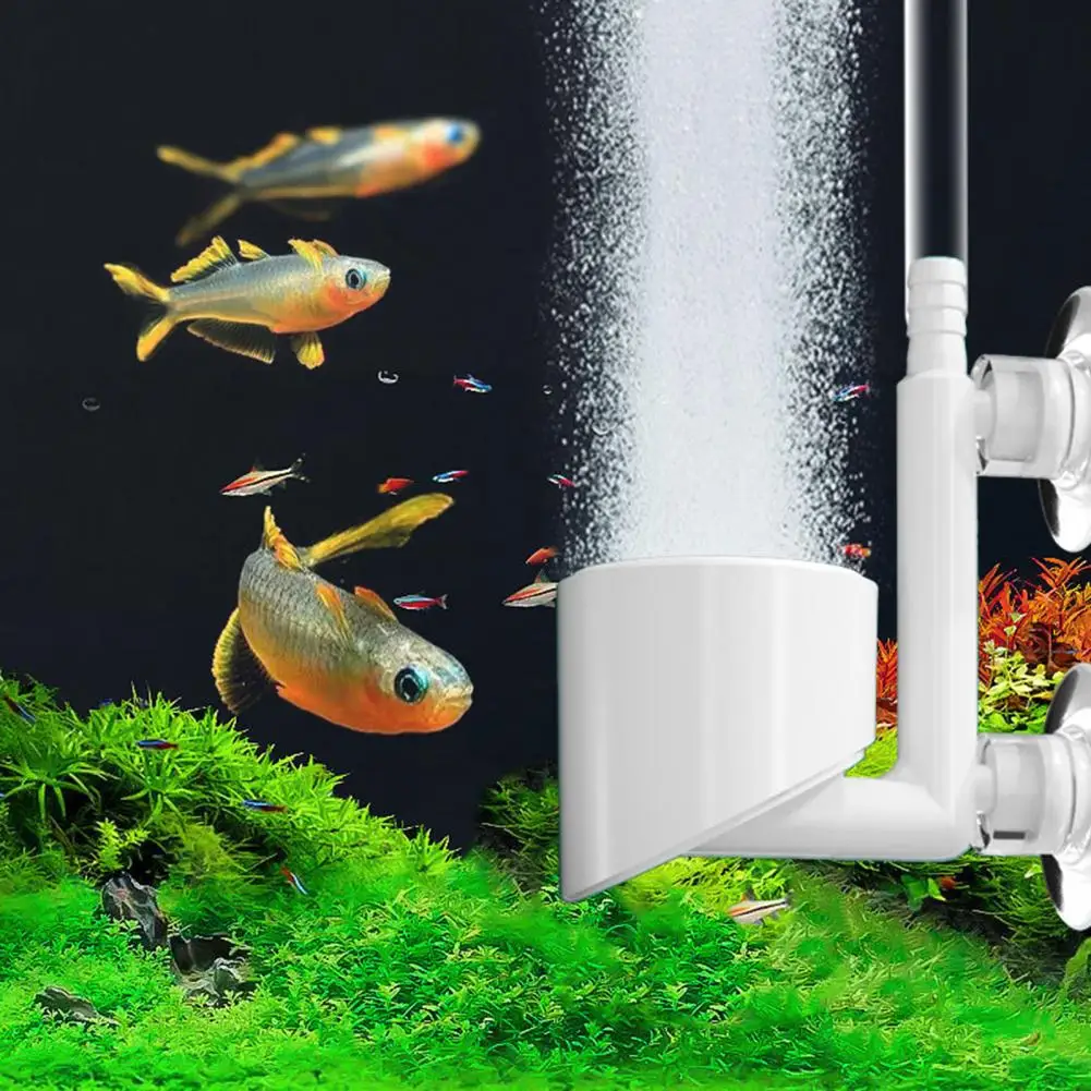 

Fish Tank Oxygenator Enhance Oxygen with Quiet Compact Bubble Disk Air Refiner for Fish Tank Aquarium Hydroponic for Fish