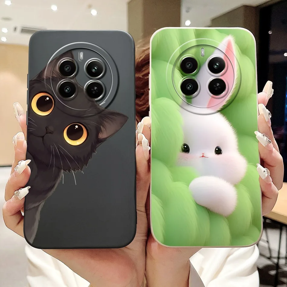 Cute New Design Soft Silicone Shockproof Phone Case - Plain Style