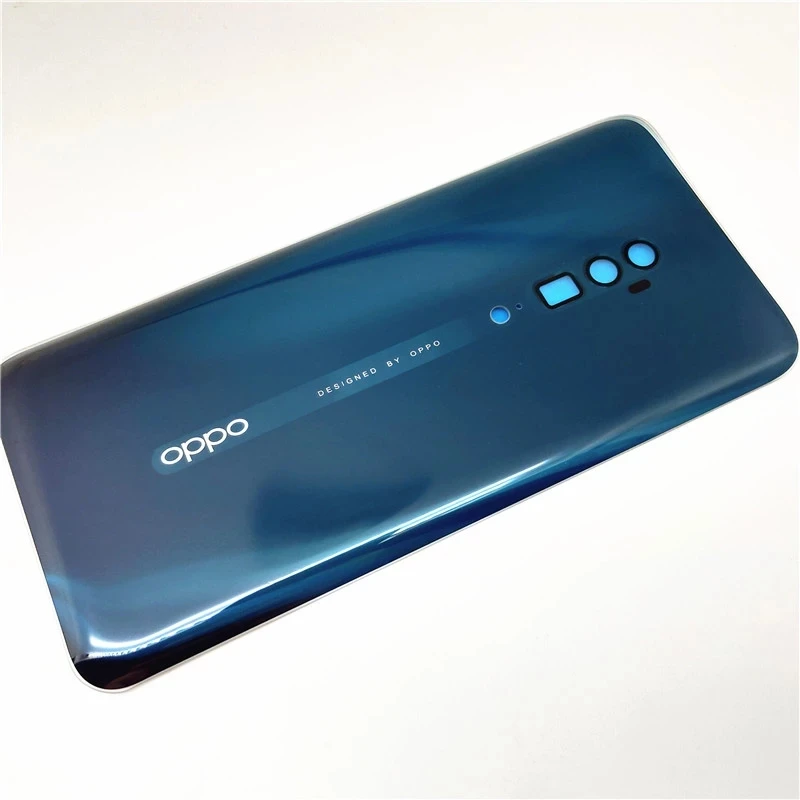 Для OPPO Reno 10X zoom Корпус задняя крышка стеклянная батарейного отсека чехол Замена +