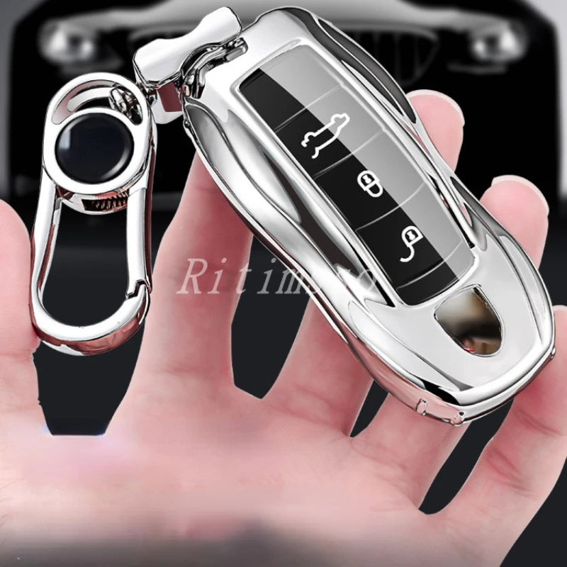 Soft TPU Car Smart Key Case Cover Bag Shell Keychain for Porsche Cayenne 911 996 Macan Panamera Boxster 986 987 981 Protector |