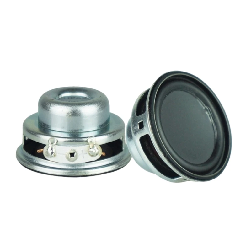 2Pcs 3W 4Ohm Speakers 36mm Round Loudspeaker Subwoofer Multimedia Portable Speakers Amplifier Loudspeaker