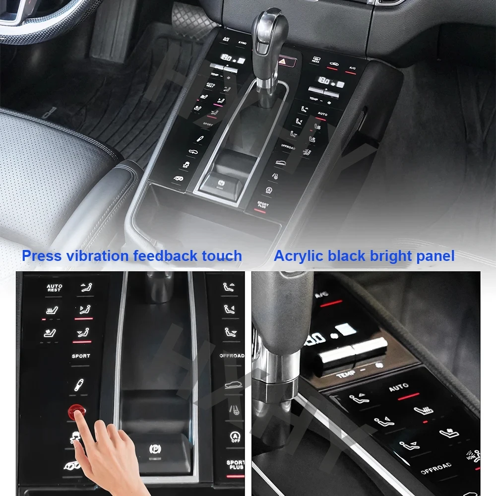 Car Digital Console Front AC Panel Full Touch 2024 Style Multimedia Player Contr